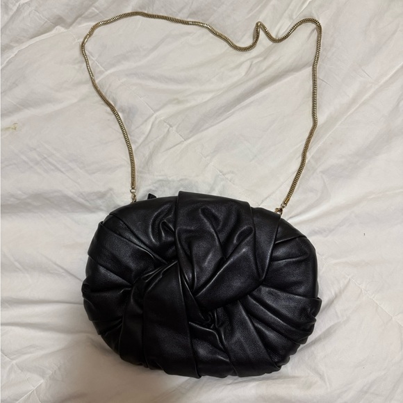 Ree Projects Elegant Black Leather Women's Bag - Picture 1 of 3